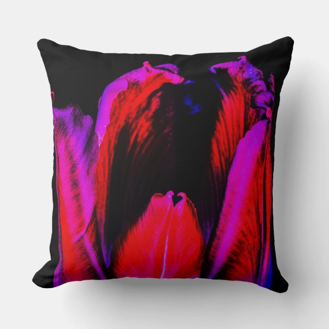 Cojín Decorativo Neon Glow Tulip (Anverso)