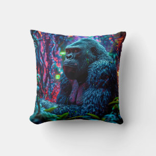 Cojín Decorativo Neon Gorilla