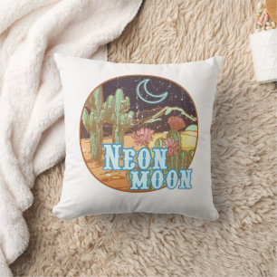 Cojín Decorativo Neon Moon Retro Western