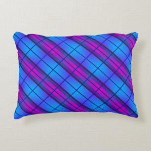 Cojín Decorativo Neón morado azul