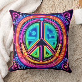 Cojín Decorativo Neon Peace Mandala