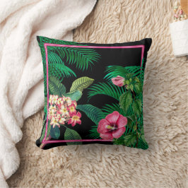 Cojín Decorativo Neon Pink Tropical Botanicals