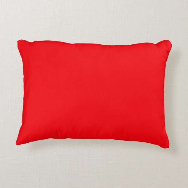 Cojín Decorativo Neon Red (Reverso)