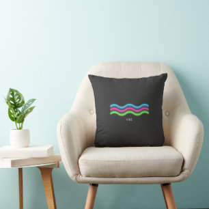 Cojín Decorativo Neon Retro Wave Hoodie - Vibe Bold Minimalista