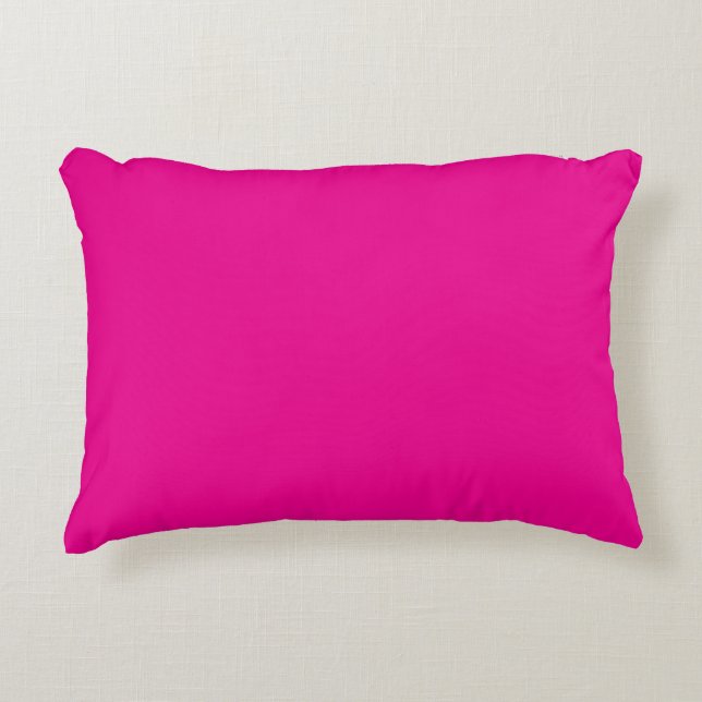 Cojín Decorativo Neón rosa caliente (Anverso)