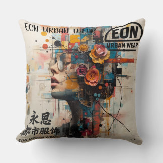 Cojín Decorativo Neon Rose