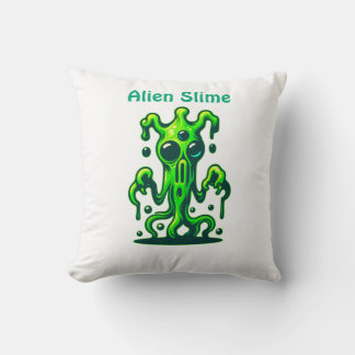 Cojín Decorativo Neon Slime Monster - Diseño Alien Asombroso de Gua