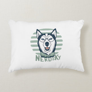 Cojín Decorativo Nerdsky Cute Funny Siberian Husky Dog Lover Gift