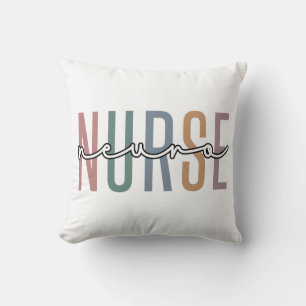 Cojín Decorativo Neuro Enfermera RN Enfermera apreciación regalos