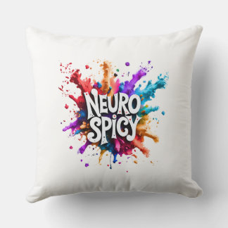 Cojín Decorativo NEUROSPICY neurodiversity autism adhd dyslexia
