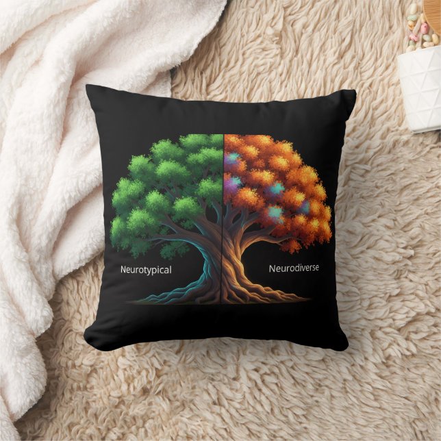 Cojín Decorativo Neurotypical vs. Neurodiverse (Manta)