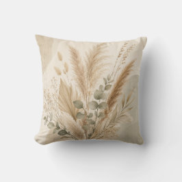 Cojín Decorativo Neutral Pampas Grass Cushion