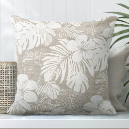 Cojín decorativo Neutral Tan Tropical