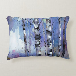 Cojín Decorativo Nevada en el Birch Encantado