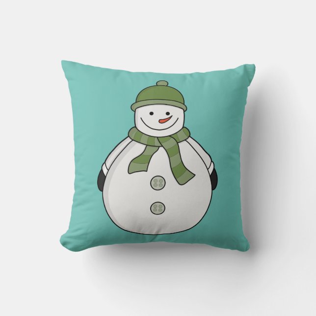 Cojín Decorativo Nevada fría (Anverso)