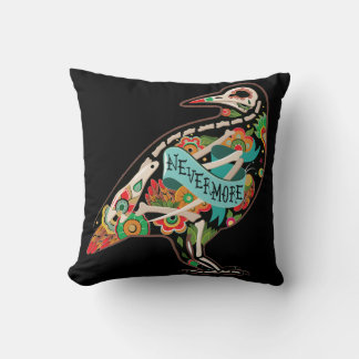 Cojín Decorativo Nevermore Sugar Skull Ravlow Pillow