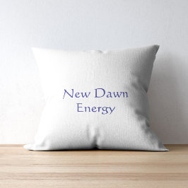 Cojín Decorativo New Dawn Energy Escritura Moderna 