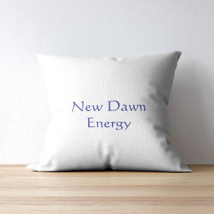 Cojín Decorativo New Dawn Energy Escritura Moderna 