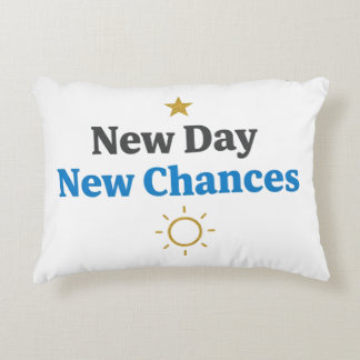 Cojín Decorativo New Day, New Chances" Minimalist