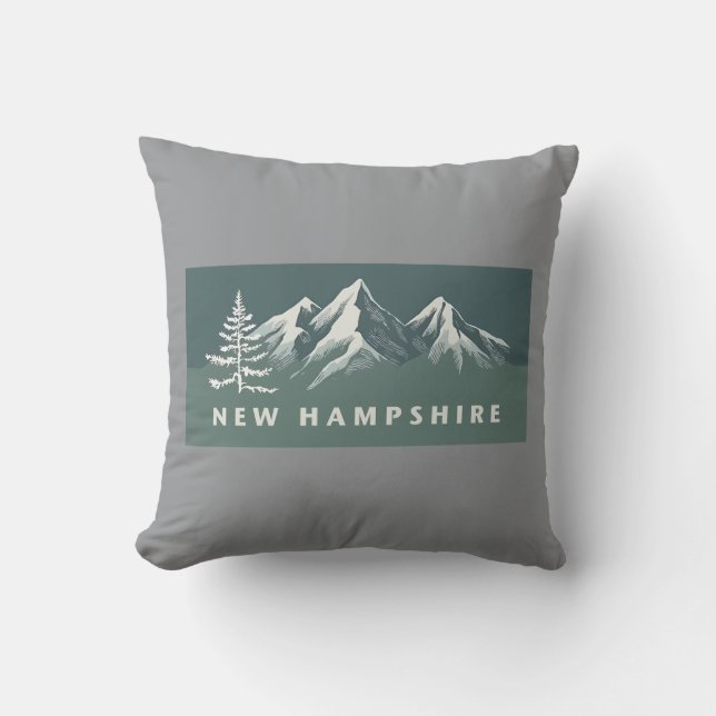 Cojín Decorativo New Hampshire Estados Unidos de América (Anverso)