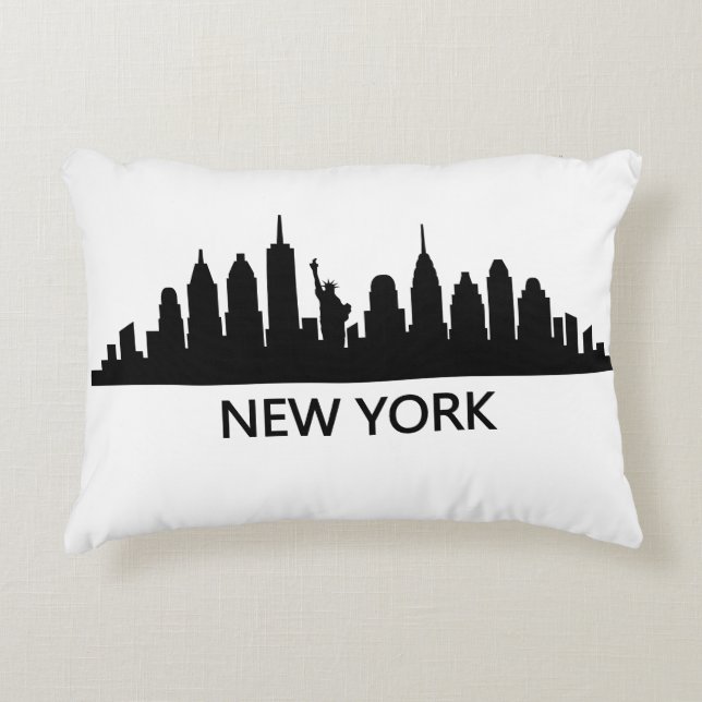 Cojín Decorativo New York Skyline (Anverso)