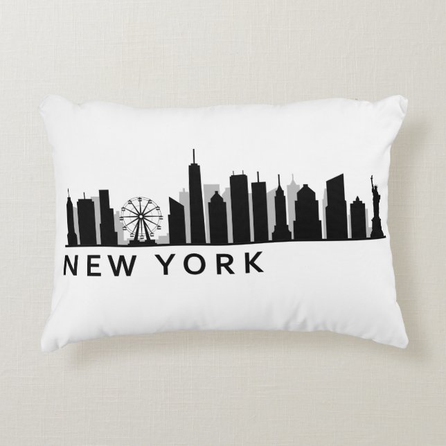 Cojín Decorativo New York Skyline (Anverso)