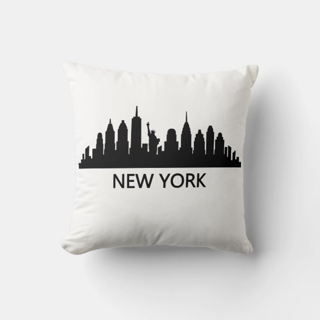 Cojín Decorativo New York Skyline (Anverso)