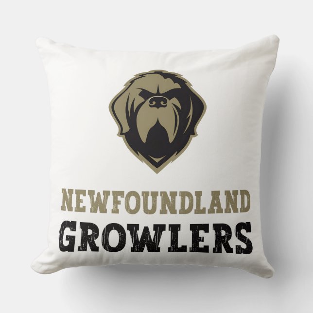 Cojín Decorativo Newfoundland Growlers - El Newfoundland Growler (Anverso)