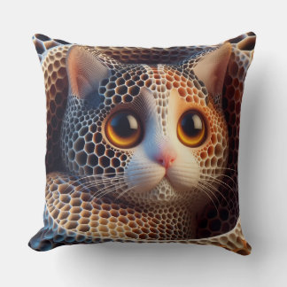 Cojín Decorativo Nice CatThrow Pillow