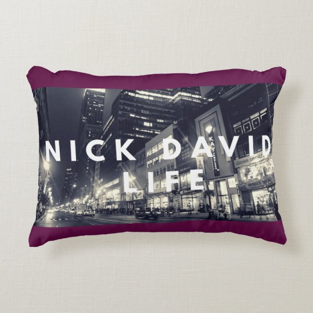 Cojín Decorativo NiCK DAViD - Pillow Plumbar (Anverso)