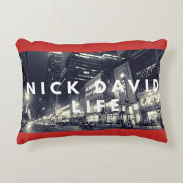Cojín Decorativo NiCK DAViD - Pilow Lumbar Rojo