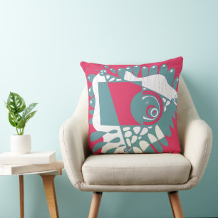 Cojín Decorativo Nido de pájaro - Gris crimson