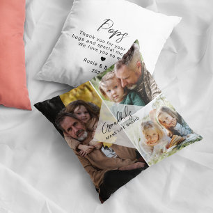 Cojín Decorativo Nietos Hacen que la Vida sea Grandiosa Pops 3 Foto