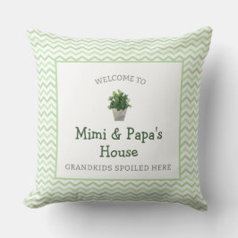 Cojín Decorativo Nietos malcriados aquí Personalizados abuelos