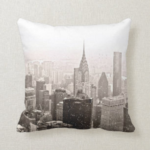 Cojín Decorativo Nieve de Nueva York