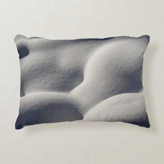 Cojín Decorativo Nieve espumosa, montones de sorbos, naturaleza abs