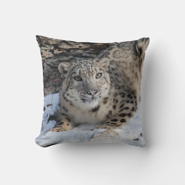 Cojín Decorativo Nieve Leopard Square Toss Cushion (Anverso)