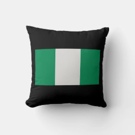 Cojín Decorativo Nigeria con bandera nigeriana (África Occidental)