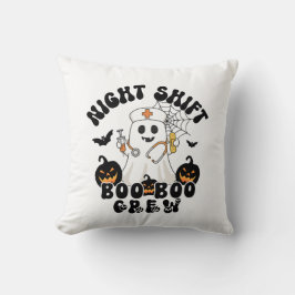 Cojín Decorativo Night Shift BOO BOO Jurisprudencia Halloween