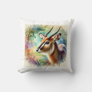 Cojín Decorativo Nile lechwe 310724AREF118 - Watercolor