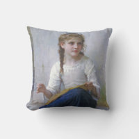 Niña cosiendo, Bouguereau