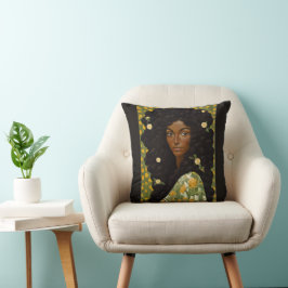 Cojín Decorativo Niña Flor