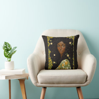 Cojín Decorativo Niña Flor