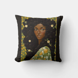 Cojín Decorativo Niña Flor
