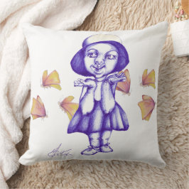 Cojín Decorativo Niña ingeniosa y linda