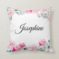 Niña personalizada| Flores acuarelas Boho