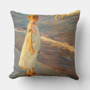 Cojín Decorativo Niña por Joacquin Sorolla