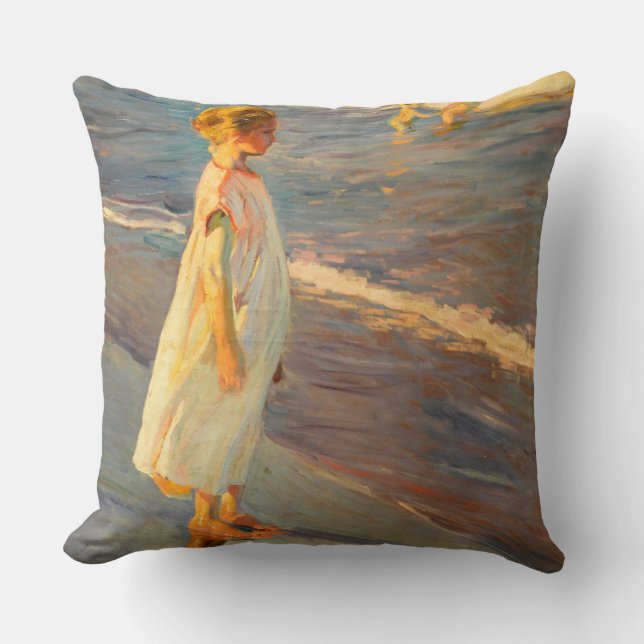 Cojín Decorativo Niña por Joacquin Sorolla (Anverso)