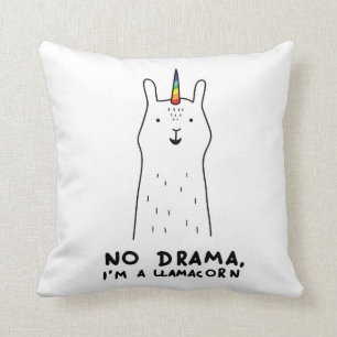 Cojín Decorativo Ningún drama soy un Llamacorn