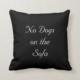 Cojín Decorativo Ningunos perros en el sofá